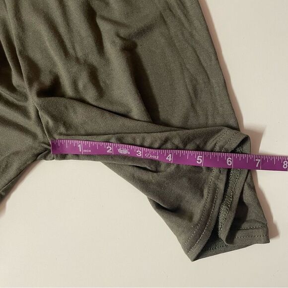 Missguided Olive Green Biker Shorts Size 2 NWT - Picture 7 of 11